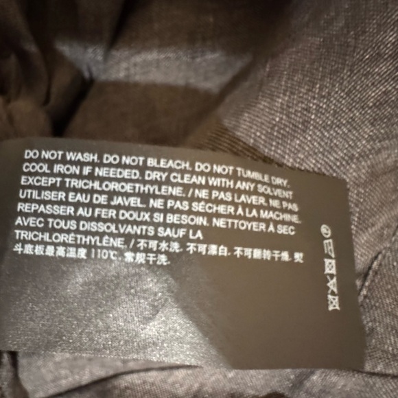 Theory Hekanina Tie Front Drape Hemp Shirt-Pewter Sz S NWT & extra buttons - Picture 14 of 15